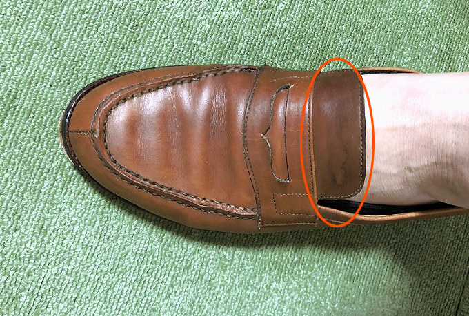 革靴に水シミが出来てしまった時はティッシュでｏｋです アラサーのブログ アラキサトシ