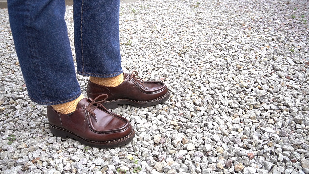 パラブーツミカエルのサイズ感と特徴を解説。大人のカジュアル革靴 | アラサーのブログ アラキサトシ